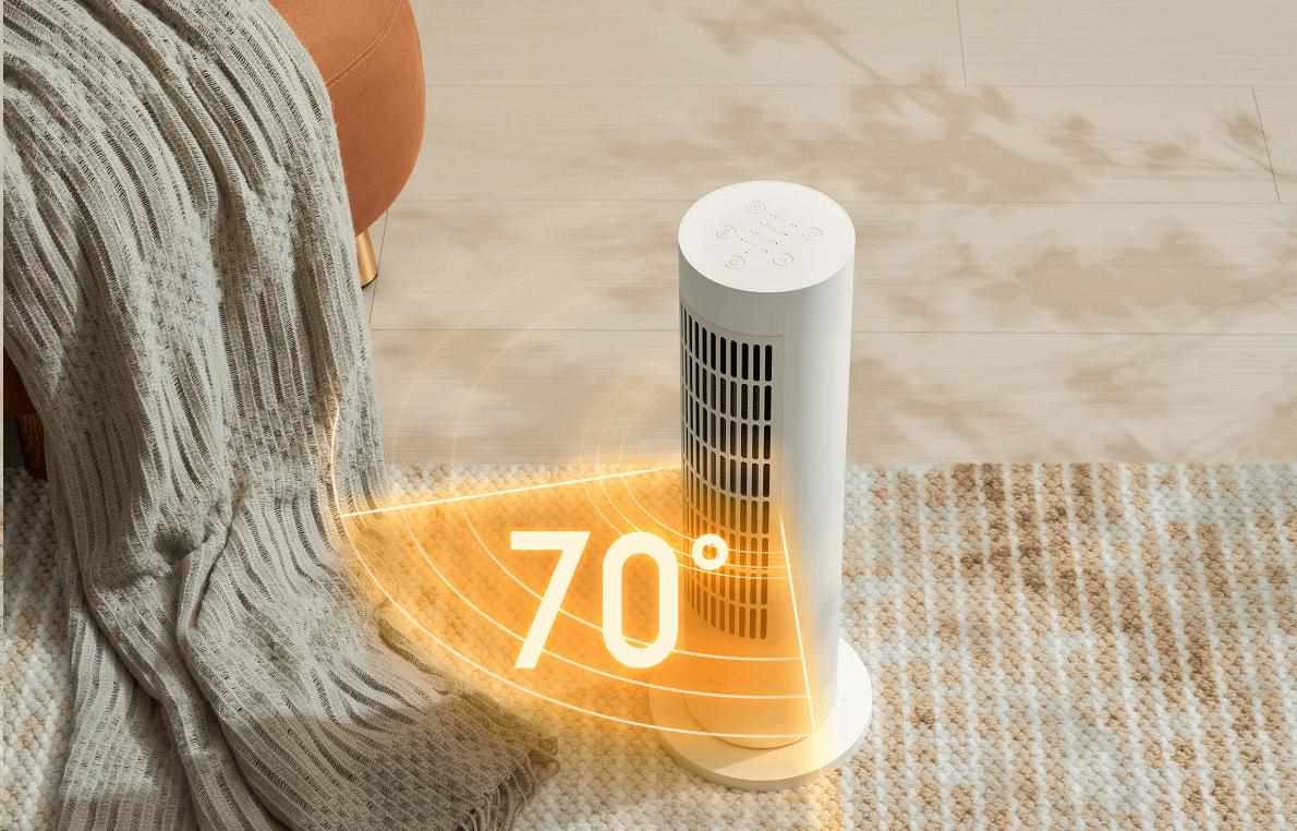 Obr. 70° širokouhlá oscilačná ventilácia: Nechajte teplo obklopiť celé vaše telo 1679935c